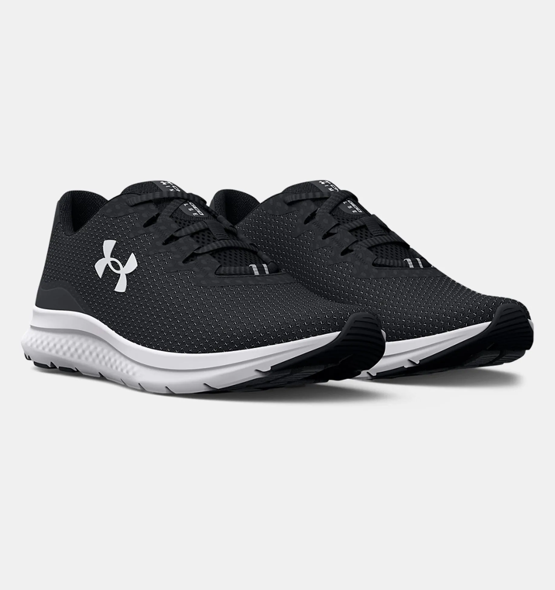 Under Armour Women's UA Charged Impulse 3 Running Shoes-Black/White