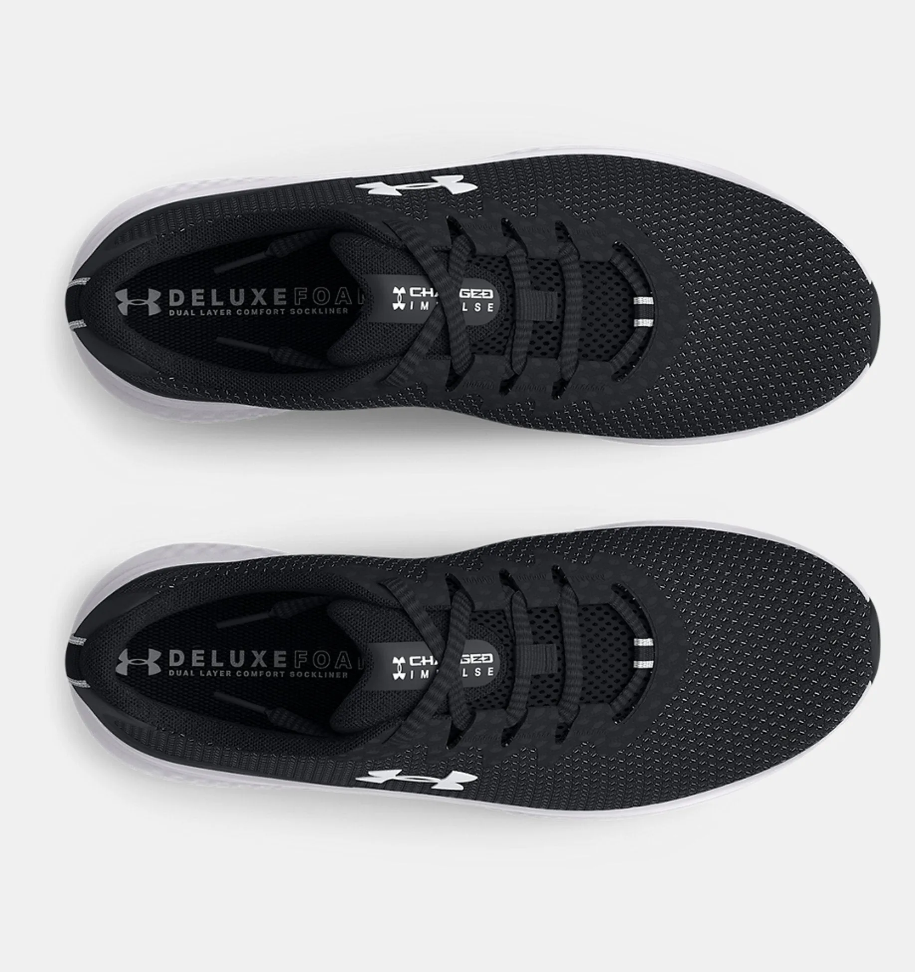 Under Armour Women's UA Charged Impulse 3 Running Shoes-Black/White