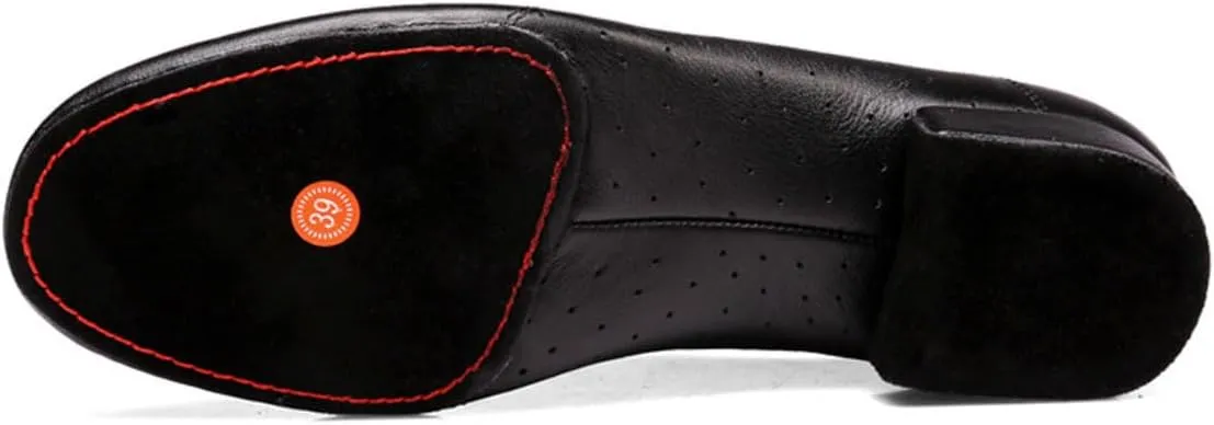 VEACAM Latin Jazz Dance Shoes for Men, Closed Toe Ballroom Dance Sneaker Practice Synthetic Leather Ballroom Dancing Trainers