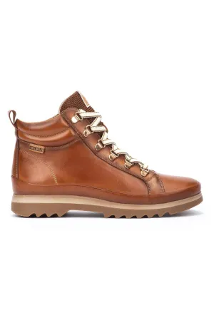 Vigo Leather Lace Up Ankle Boots - Chocolate