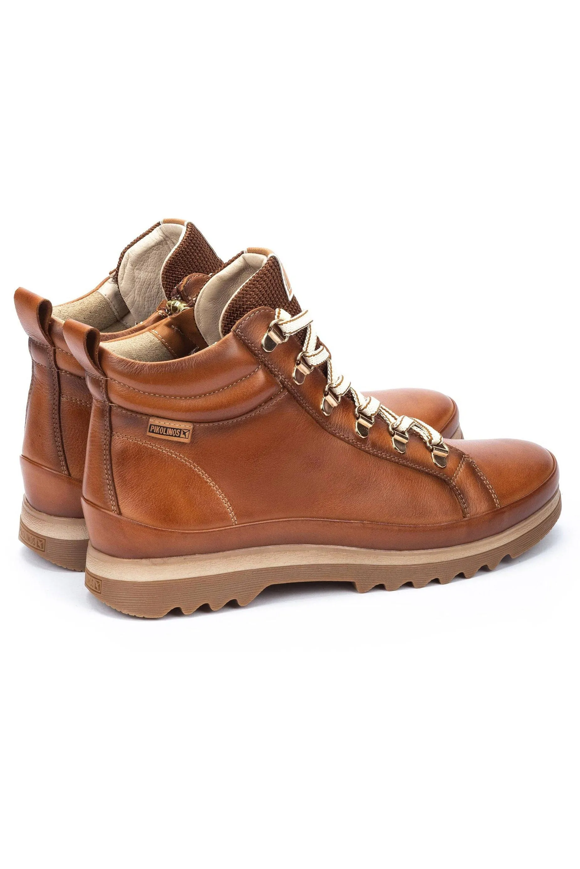 Vigo Leather Lace Up Ankle Boots - Chocolate