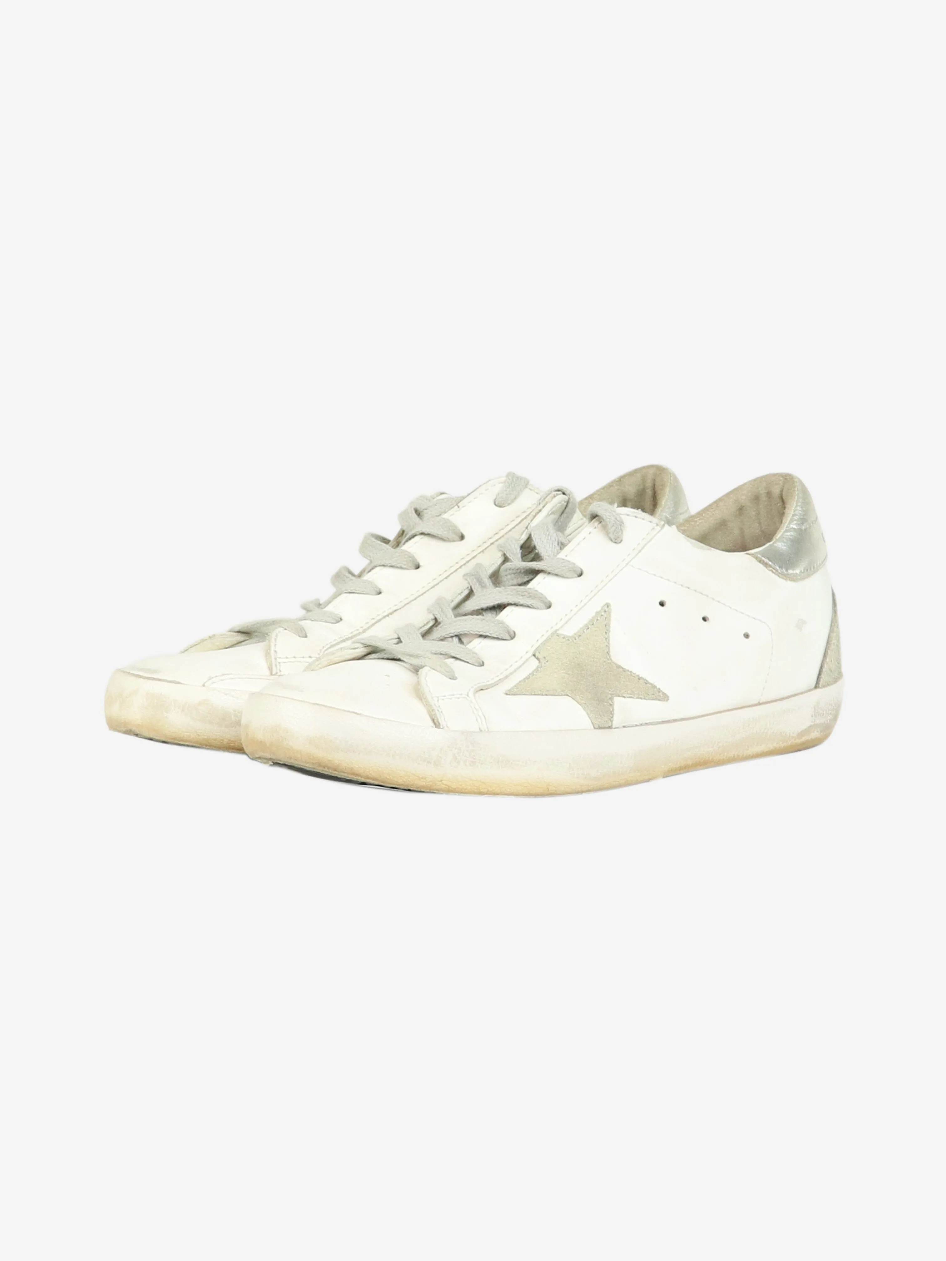 White Superstar trainers - size EU 38