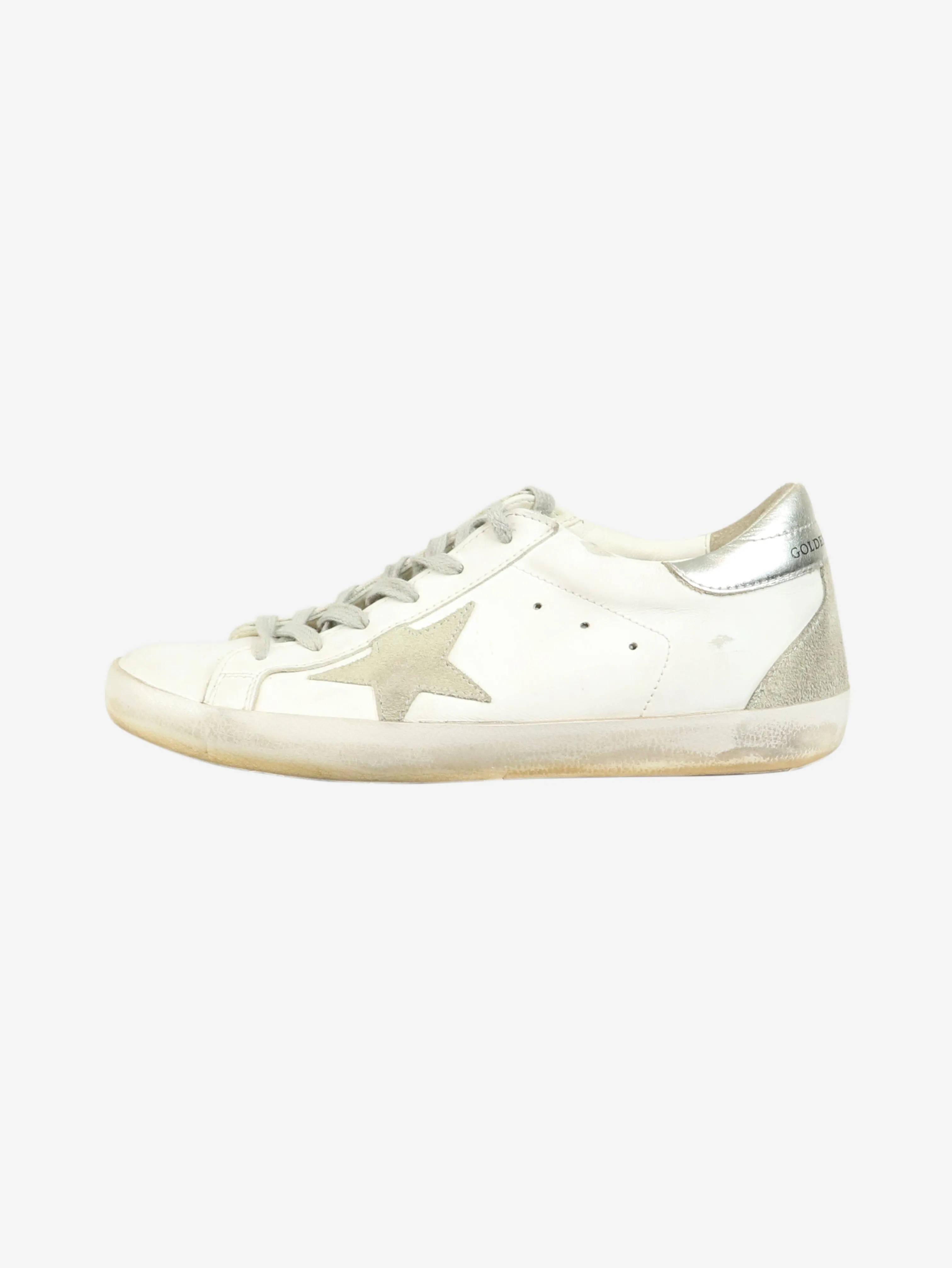 White Superstar trainers - size EU 38