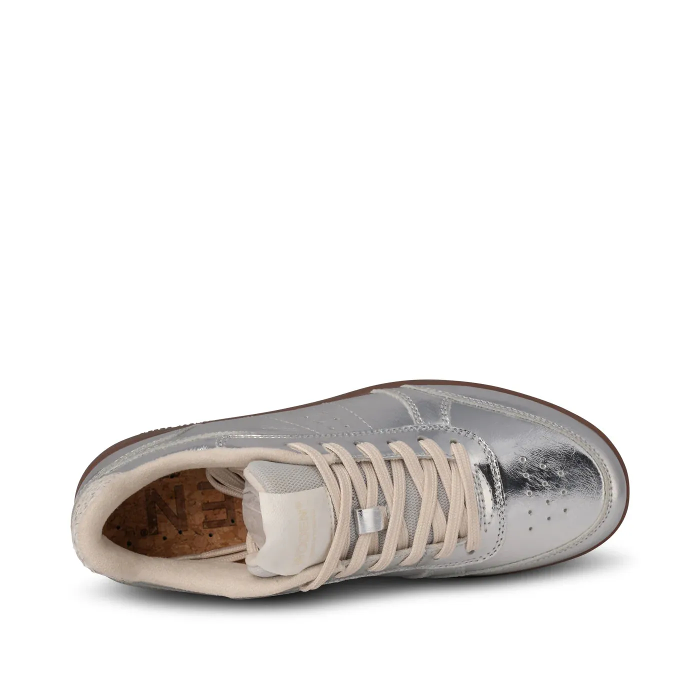 Woden - Bjork Leather Sneaker in Silver