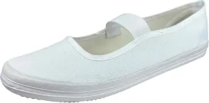 Women Canvas Slip On Shoes White Lightweight Casual Loafers Flat Shoes