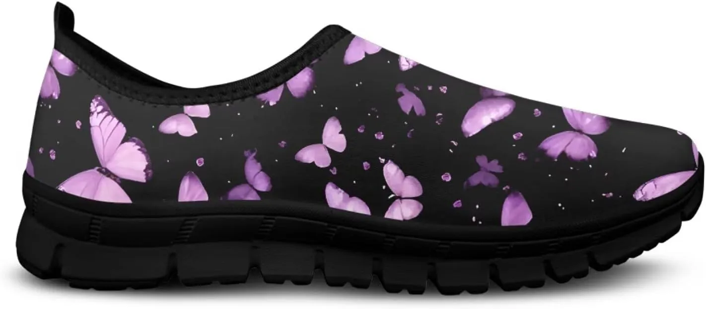 Women Slip On Walking Shoes Casual Mesh-Comfortable Tennis Sneakers Lightweight Breathable