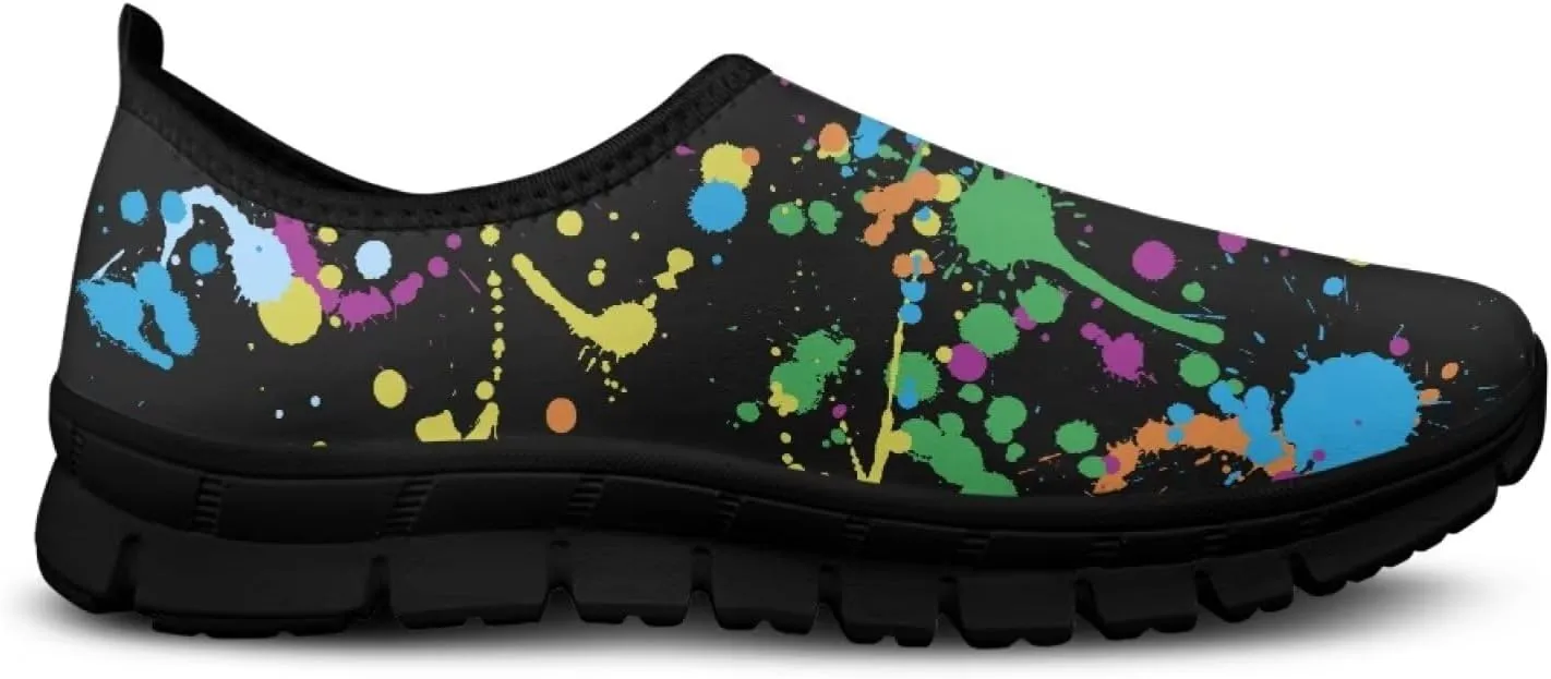 Women Slip On Walking Shoes Casual Mesh-Comfortable Tennis Sneakers Lightweight Breathable