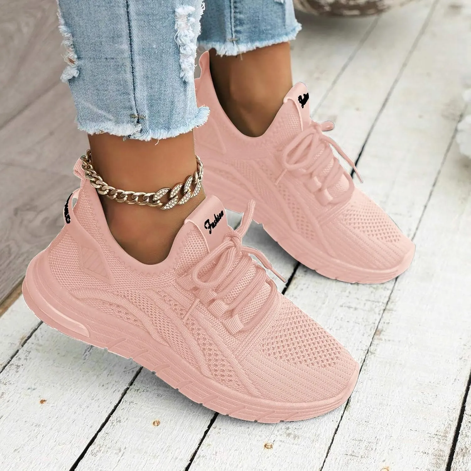 Women Sneakers Women's Walking Shoes Running Tennis Shoes Non Slip Comfortable Breathable Workout Sports Athletic Sneakers