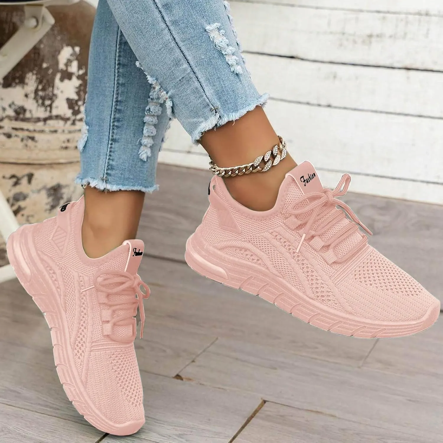 Women Sneakers Women's Walking Shoes Running Tennis Shoes Non Slip Comfortable Breathable Workout Sports Athletic Sneakers