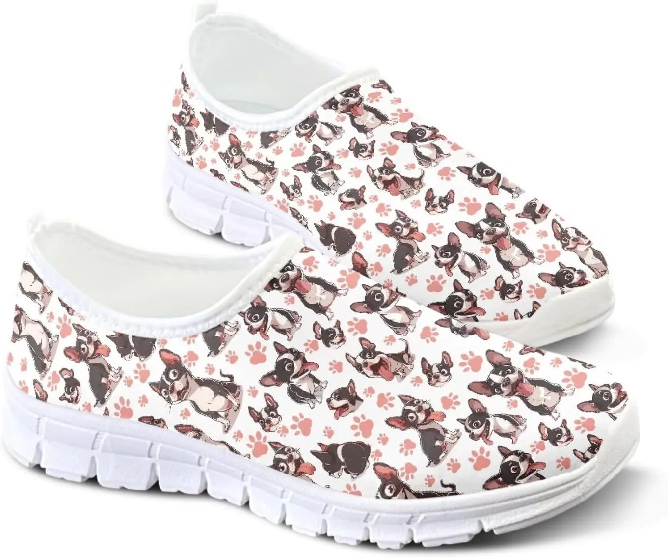 Women Training Sneaker Lightweight Running Shoes Casual Slip on Loafers Walking Shoes