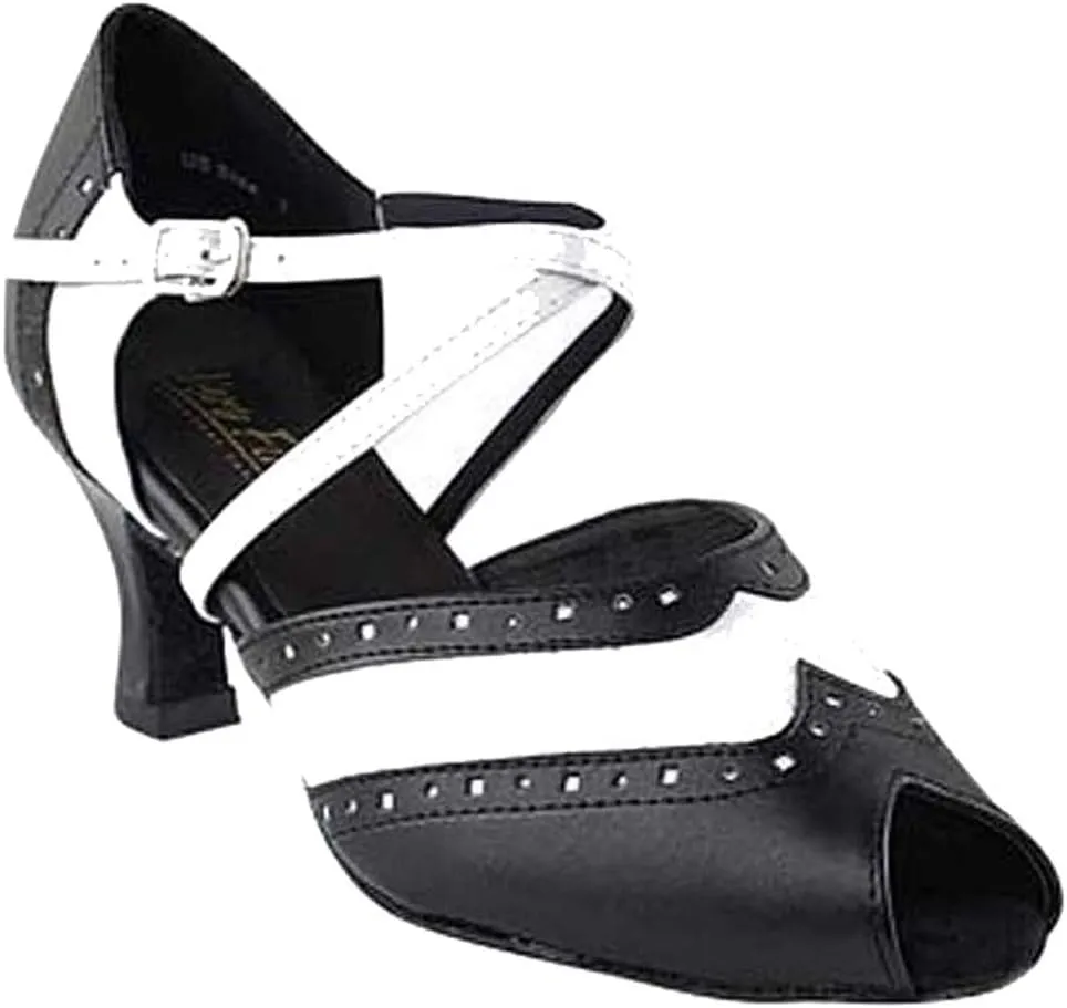 Women's Ballroom Dance Shoes Tango Wedding Salsa Shoes 6035EB Comfortable-Very Fine 2.5" [Bundle of 5]