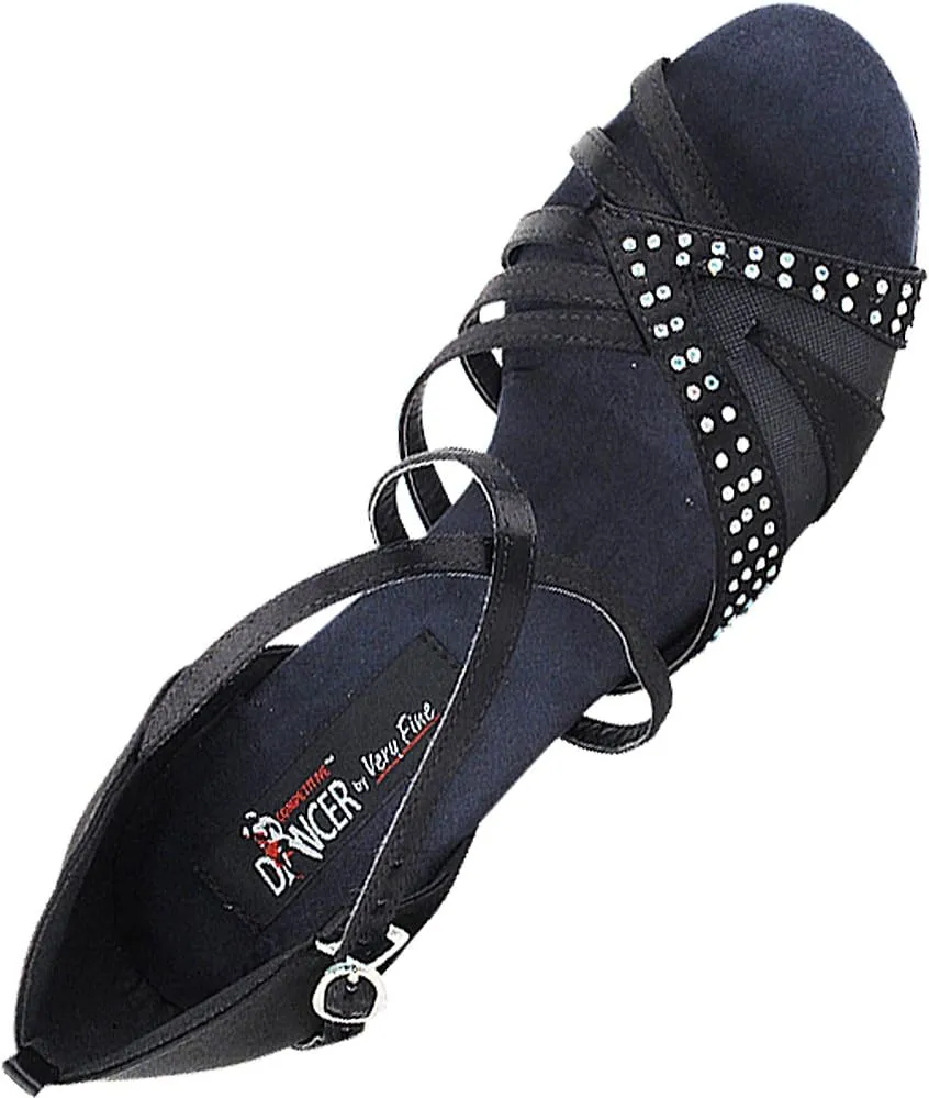 Women's Ballroom Dance Shoes Tango Wedding Salsa Shoes CD2805EB Comfortable-Very Fine 3" [Bundle of 5]