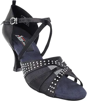 Women's Ballroom Dance Shoes Tango Wedding Salsa Shoes CD2805EB Comfortable-Very Fine 3" [Bundle of 5]