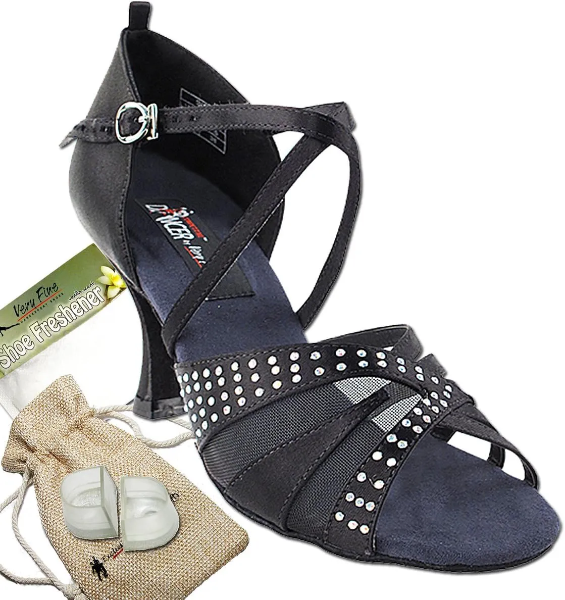 Women's Ballroom Dance Shoes Tango Wedding Salsa Shoes CD2805EB Comfortable-Very Fine 3" [Bundle of 5]