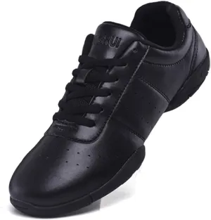 Womens Girls Lace-Up Gym Sport Aerobics Cheerleading Dance Shoes Training Sneakers