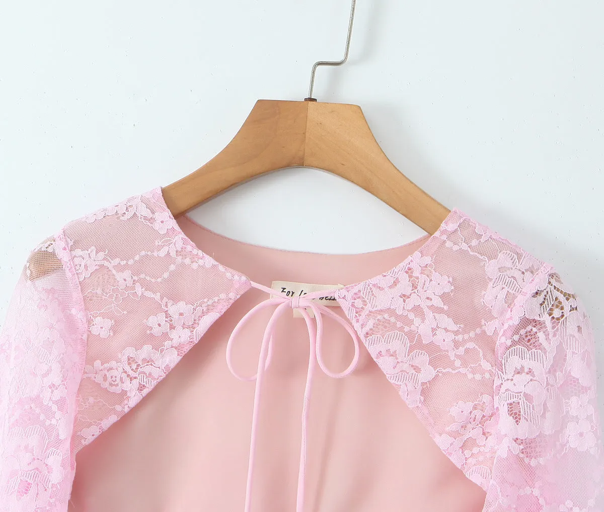 Women’s Lace Two-Piece - Suspender Skirt