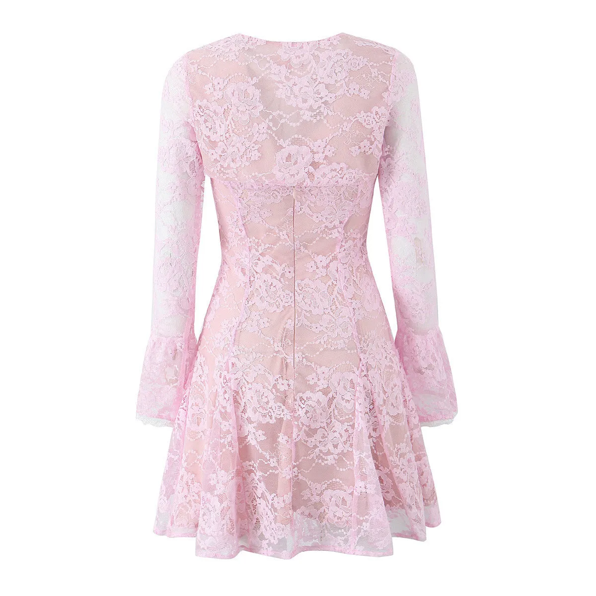 Women’s Lace Two-Piece - Suspender Skirt