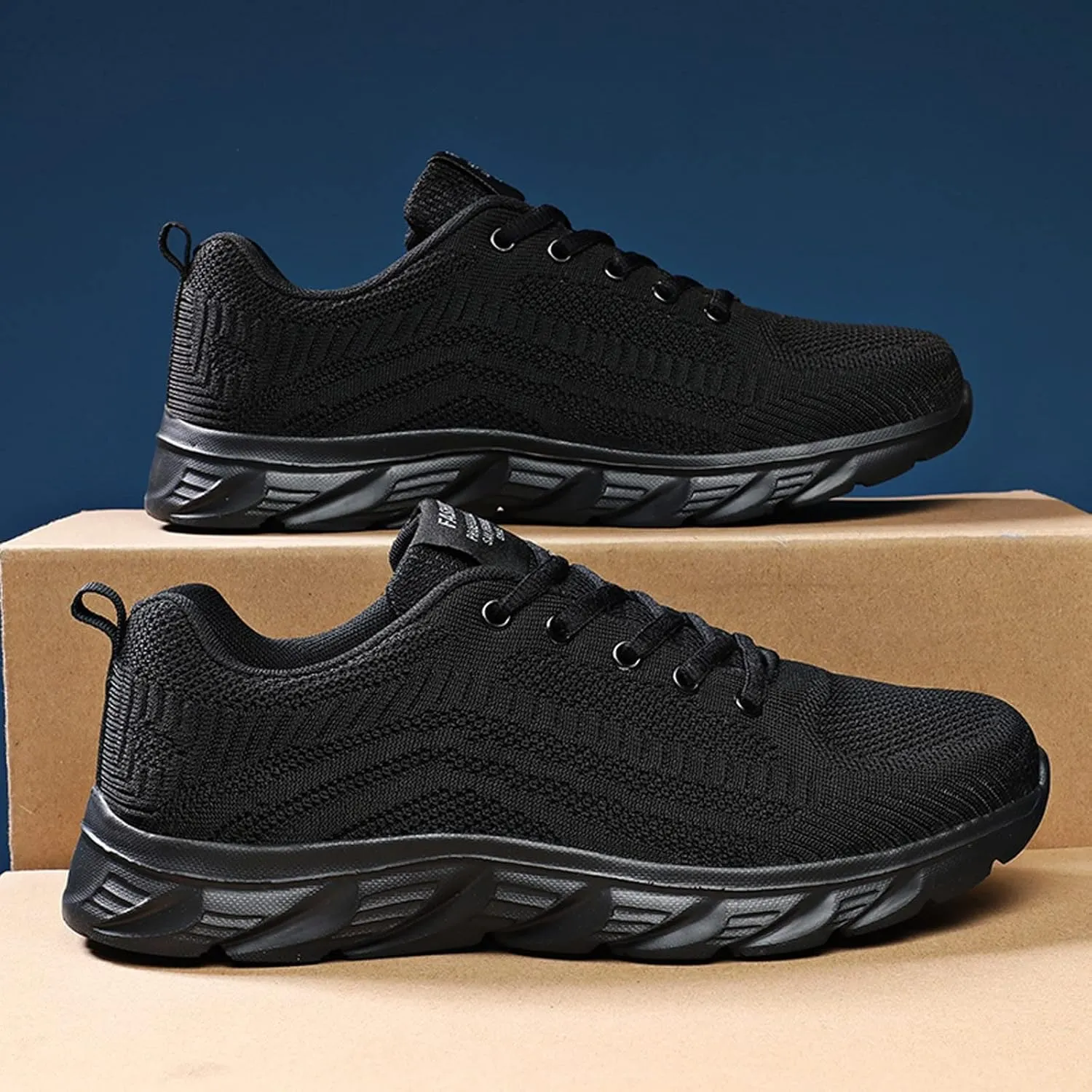Womens Lace Up Walking Shoes Memory Foam Lightweight Comfort Mens Dress Shoes Sport Shoes Dressy Casual Wedge Sneakers Black Tennis Shoe Trainers Shoe