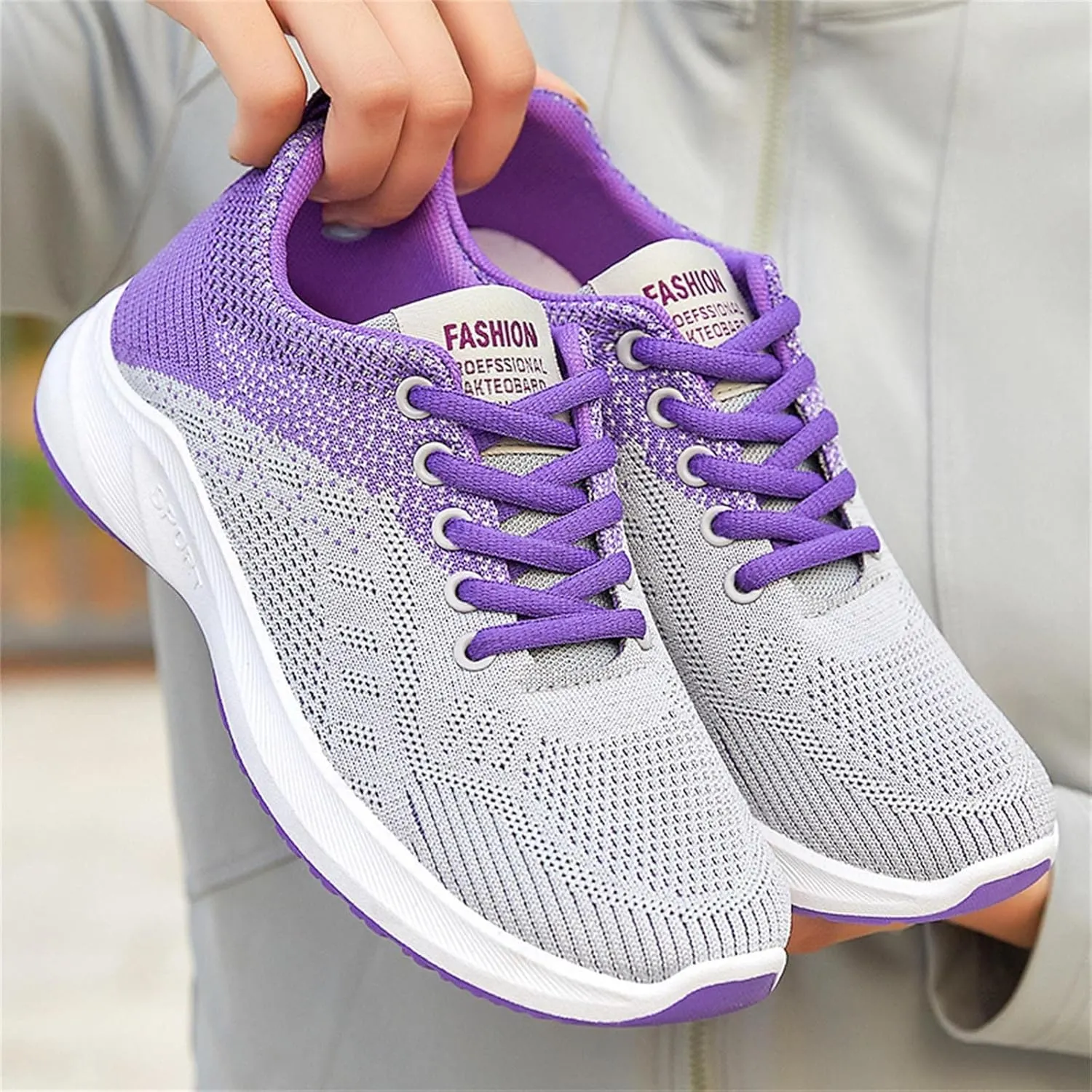 Women's Lace Up Walking Shoes Running Comfortable Tennis Womens Running Shoes Athletic Men's Shoes Casual Men Shoes Sneakers Brown Tennis Shoe Trainers Shoe
