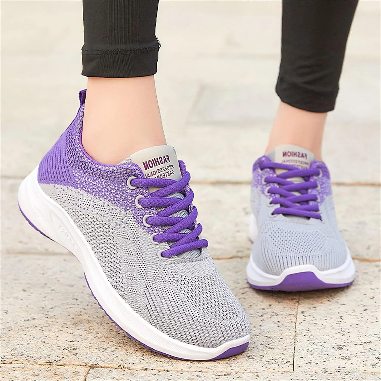 Women's Lace Up Walking Shoes Running Comfortable Tennis Womens Running Shoes Athletic Men's Shoes Casual Men Shoes Sneakers Brown Tennis Shoe Trainers Shoe