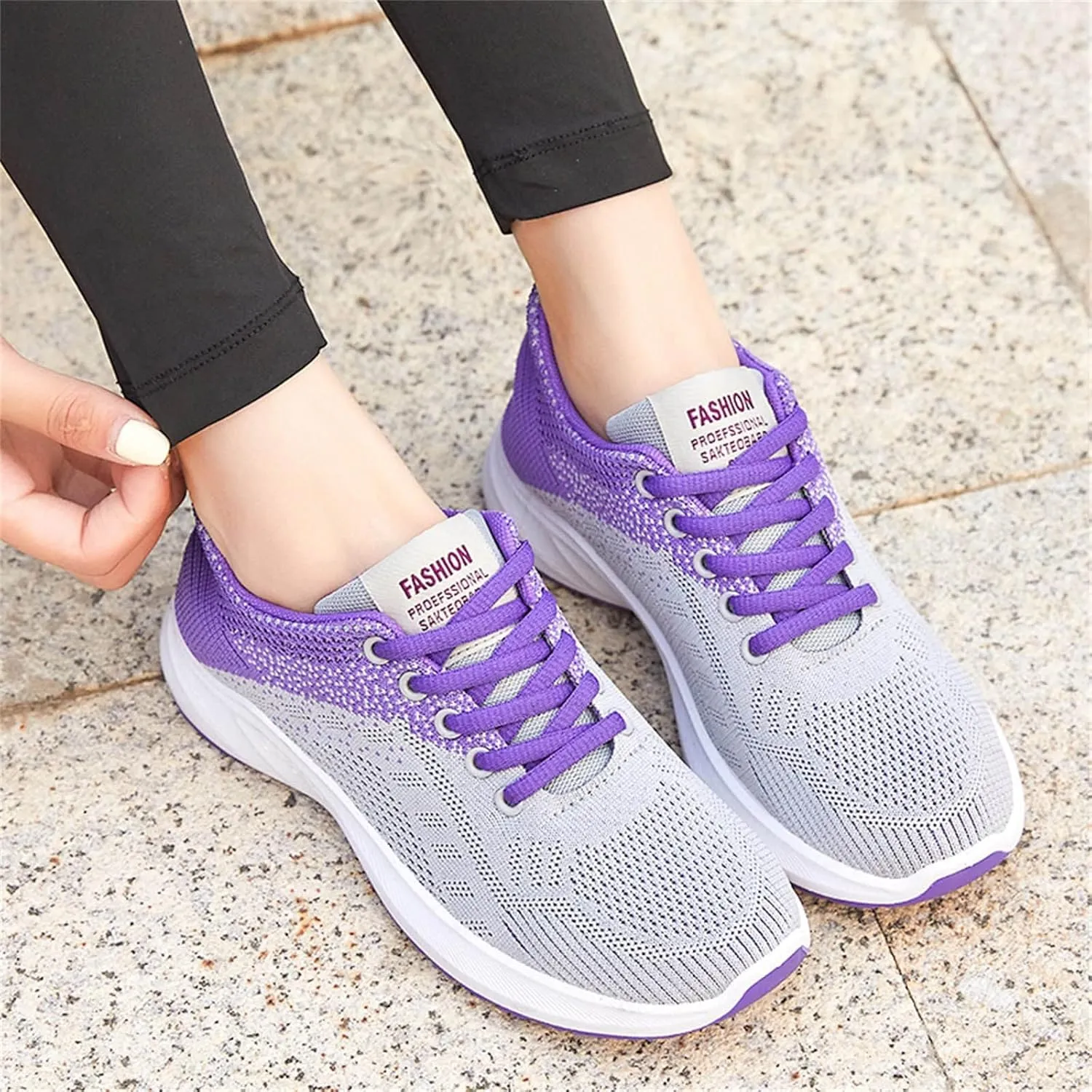 Women's Lace Up Walking Shoes Running Comfortable Tennis Womens Running Shoes Athletic Men's Shoes Casual Men Shoes Sneakers Brown Tennis Shoe Trainers Shoe