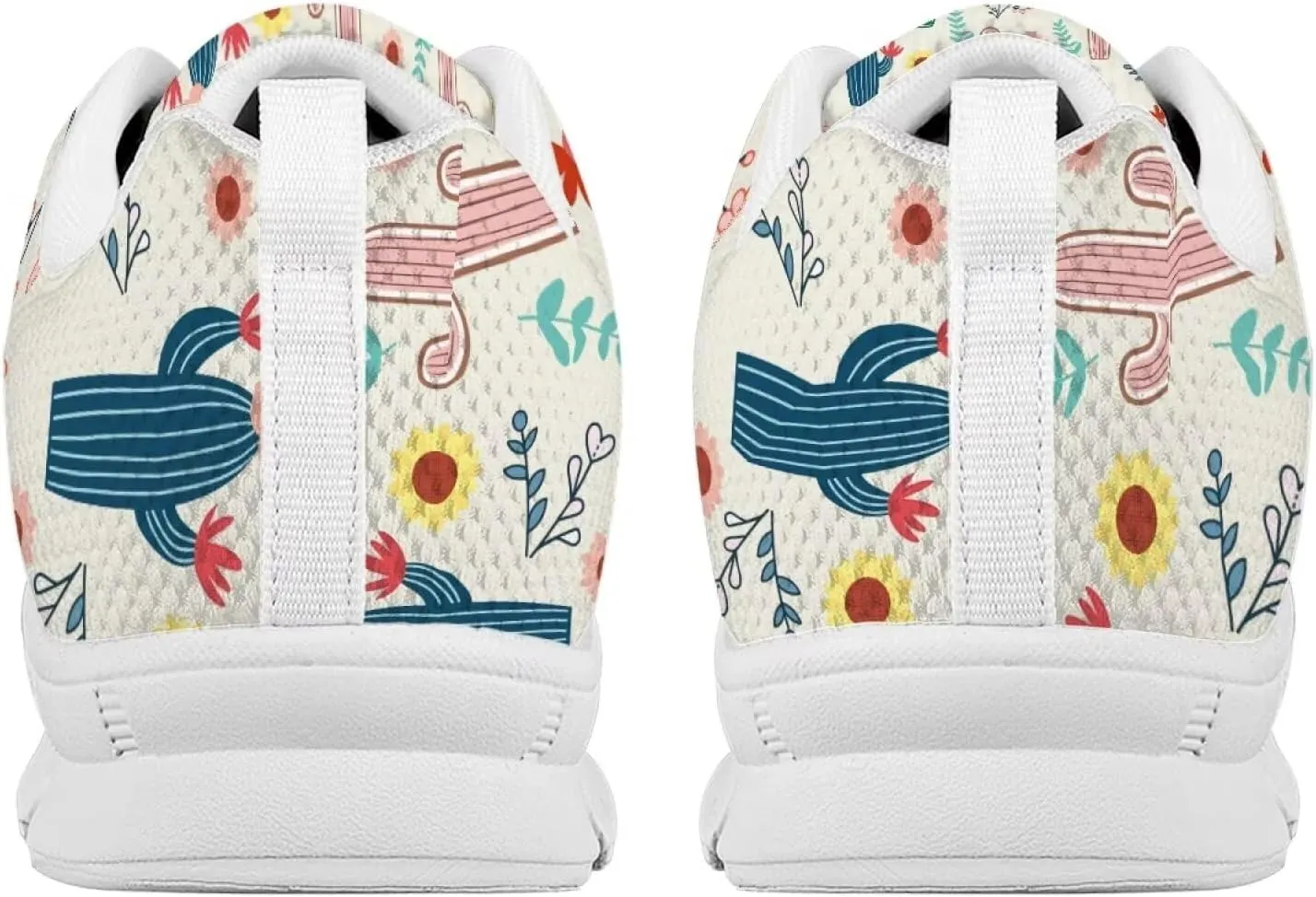 Women's Lightweight Running Shoes Breathable Tennis Shoes Non-Slip Workout Sneakers Fashion Athletic Trainers for Daily Gym Work Travel US Size5-12