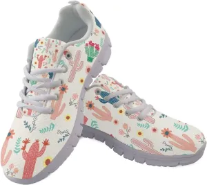 Women's Lightweight Running Shoes Breathable Tennis Shoes Non-Slip Workout Sneakers Fashion Athletic Trainers for Daily Gym Work Travel US Size5-12