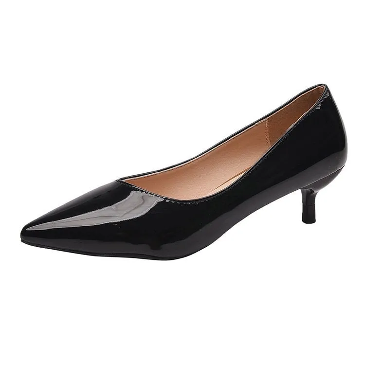 Women's Low Heel Comfortable Work Shoes