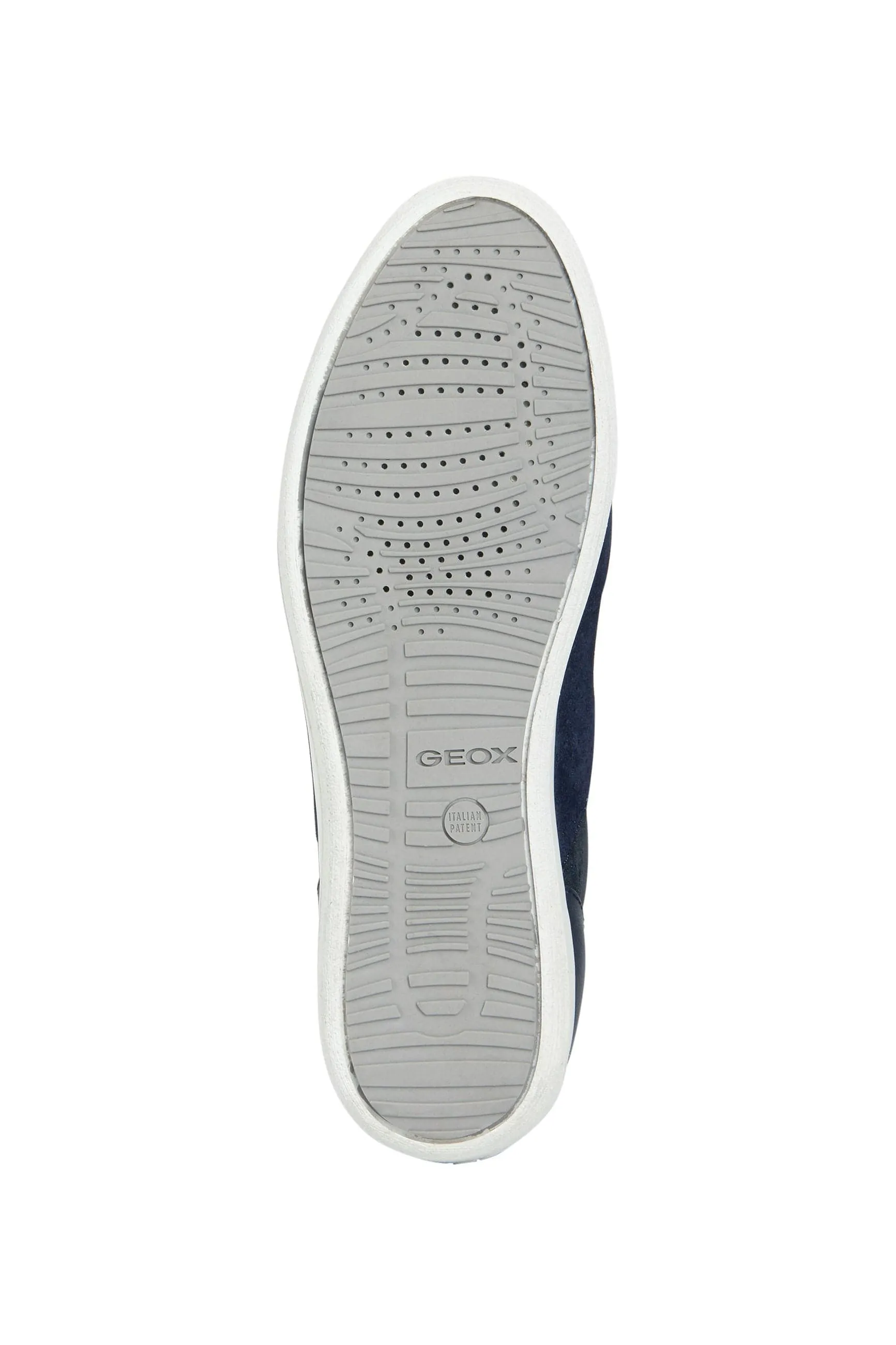 Womens Myria Leather Lace up Trainers - Navy