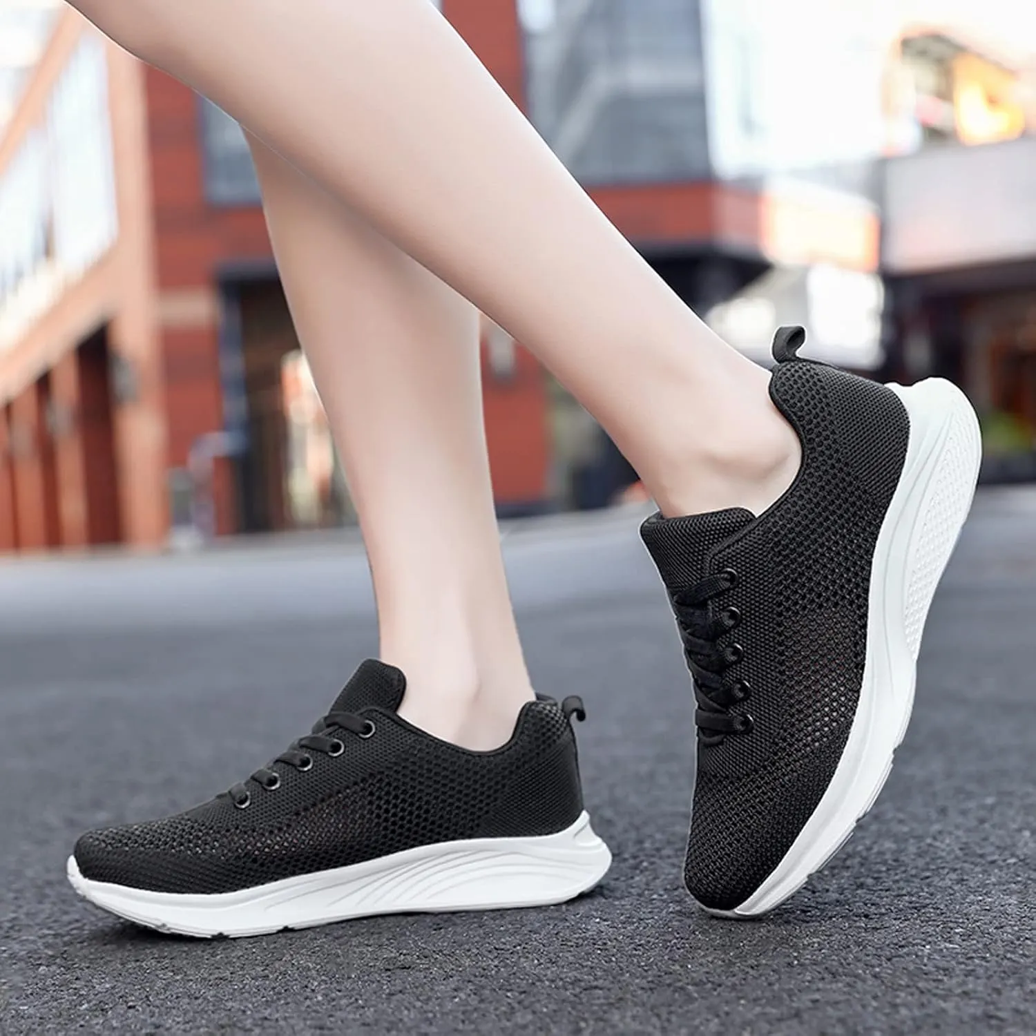 Women's Walking Shoes Lightweight Breathable Running Shoes Walking Shoes Women Wide Casual Shoes for Fall Women Shoes Sneakers Red Tennis Shoe Trainers Shoe