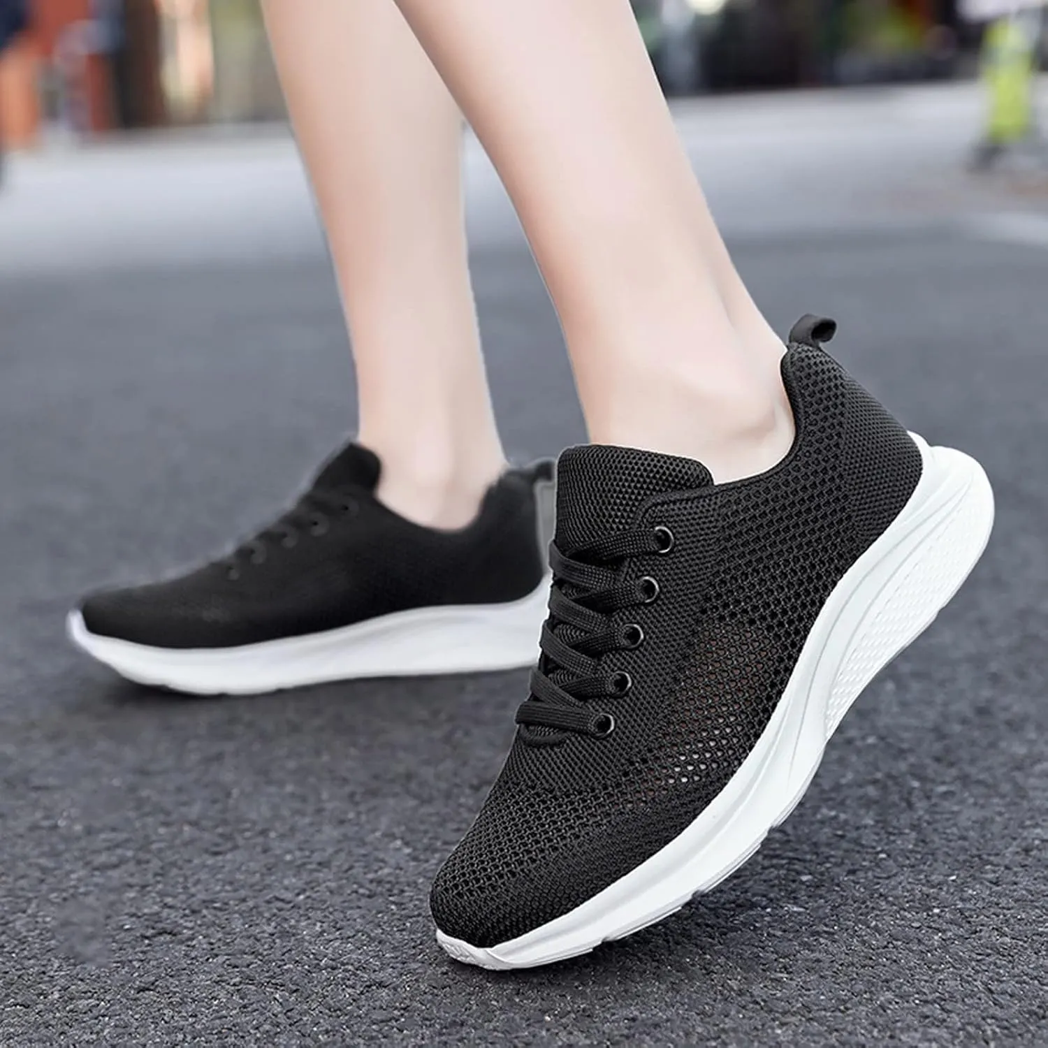 Women's Walking Shoes Lightweight Breathable Running Shoes Walking Shoes Women Wide Casual Shoes for Fall Women Shoes Sneakers Red Tennis Shoe Trainers Shoe