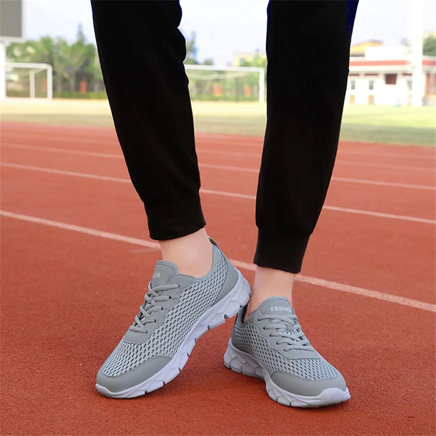 Women's Walking Shoes Mesh Breathable Lightweight Fashion Non Slip Work Shoes Women Sports Women Casual Shoes Walking Sneakers White Tennis Shoe Trainers Shoe