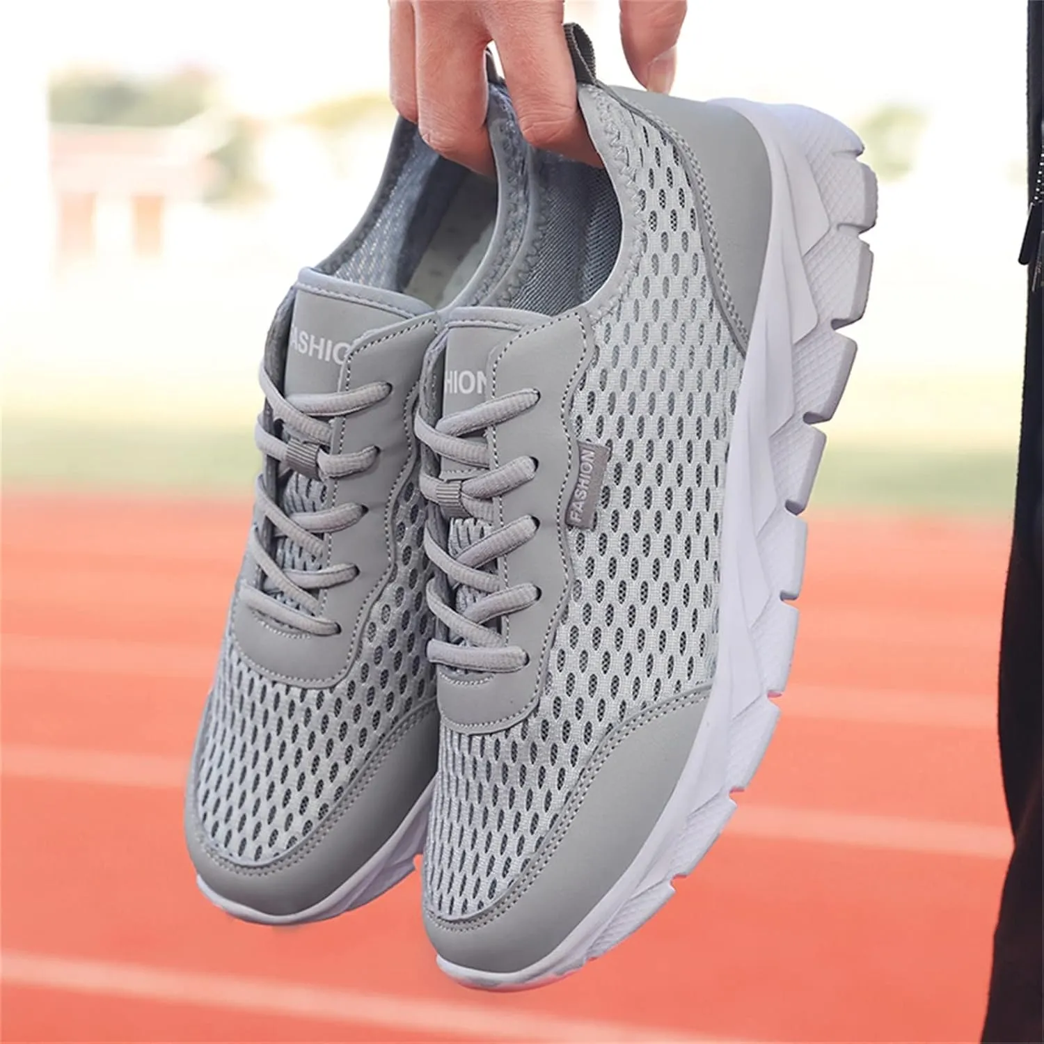 Women's Walking Shoes Mesh Breathable Lightweight Fashion Non Slip Work Shoes Women Sports Women Casual Shoes Walking Sneakers White Tennis Shoe Trainers Shoe