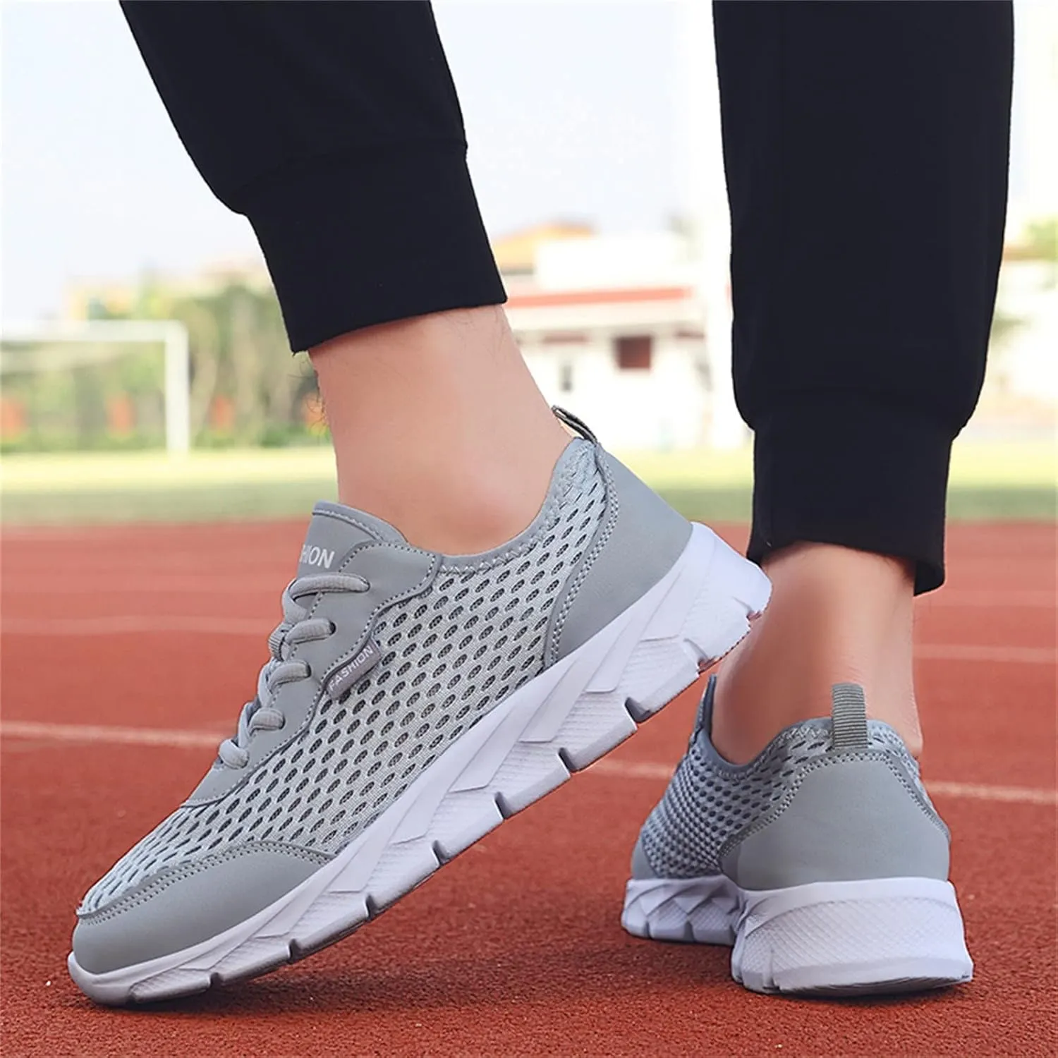 Women's Walking Shoes Mesh Breathable Lightweight Fashion Non Slip Work Shoes Women Sports Women Casual Shoes Walking Sneakers White Tennis Shoe Trainers Shoe