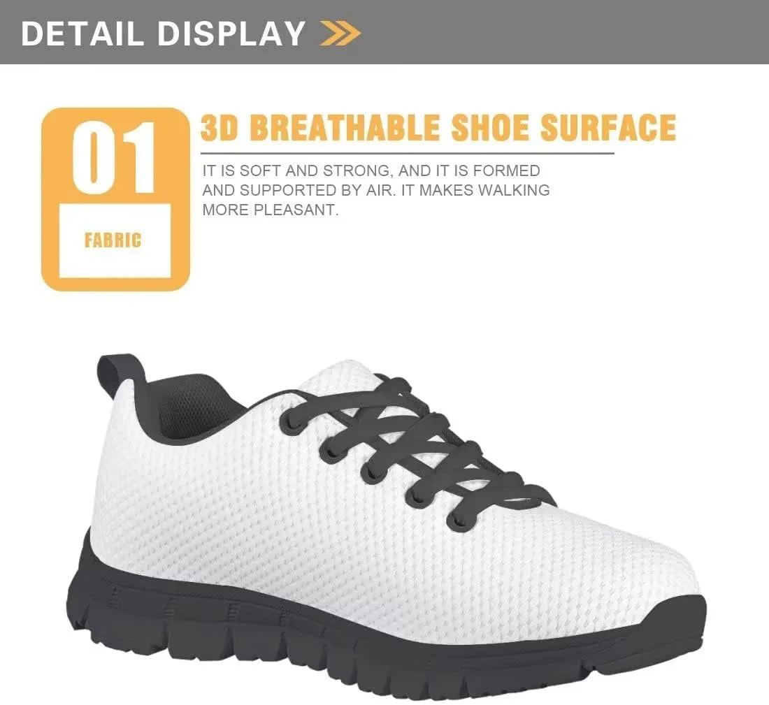 Xoenoiee Kids Shoes Running Shoes Boys Girls Sport Sneakers School Hiking Shoes Lace up Fashion Trainers