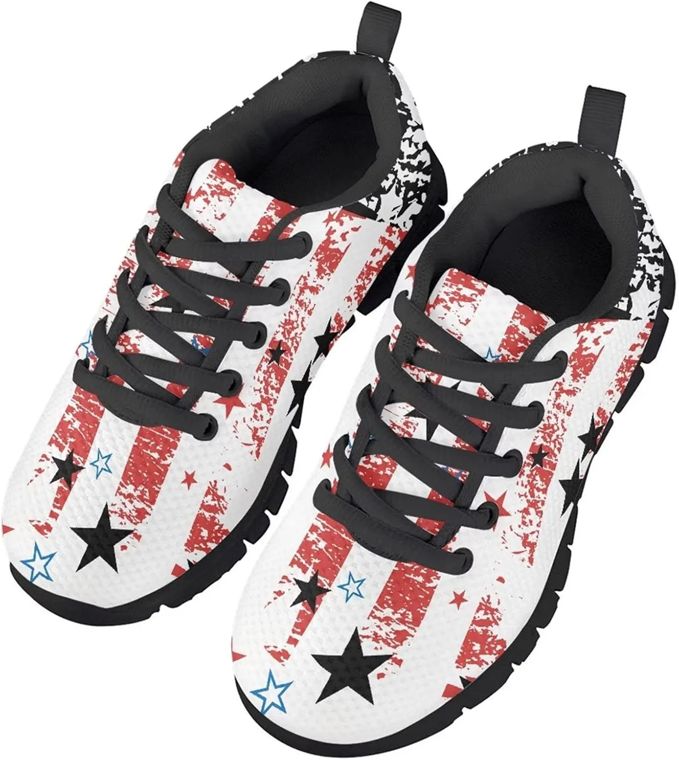 Xoenoiee Kids Shoes Running Shoes Boys Girls Sport Sneakers School Hiking Shoes Lace up Fashion Trainers