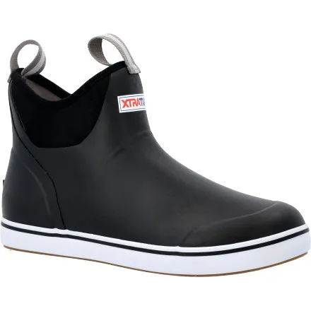 XtraTuf Men's 6in Ankle Deck Boots – Durable, Waterproof, All-Day Comfort and Performance