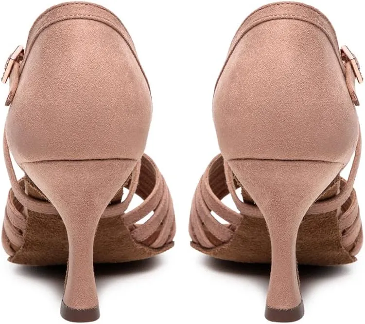 YKXLM Latin Dance Shoes for Women Ballroom Dance Shoes for Party,A006