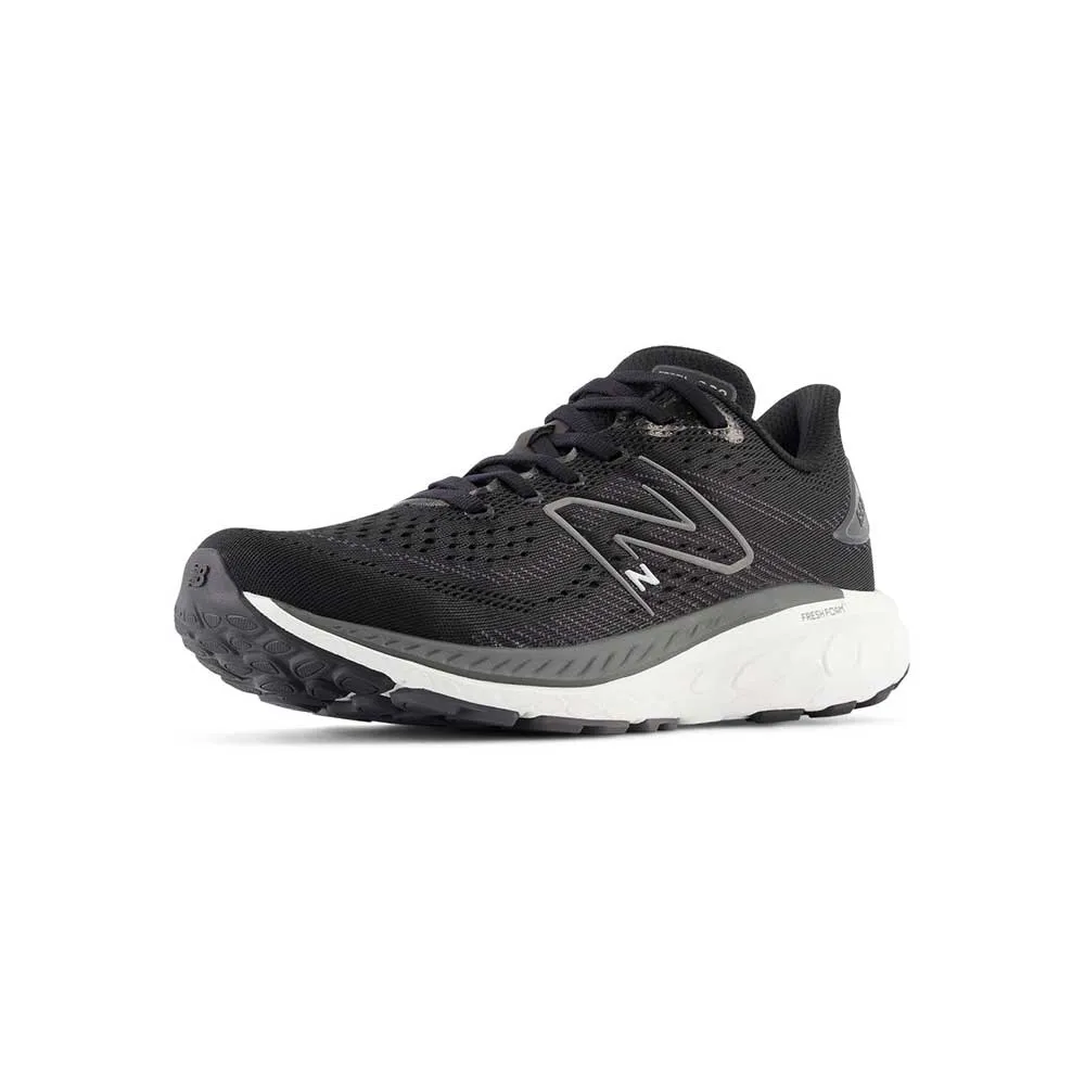 Youth Big Kids' Fresh Foam X 860v13 Running Shoe - Black/White - Regular (M)